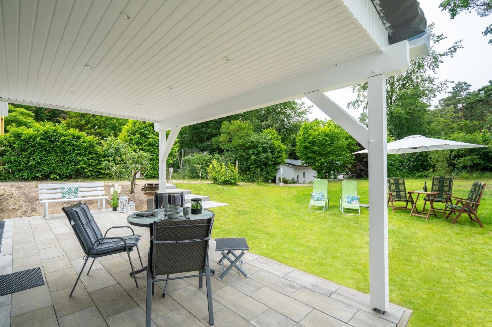 Gerhart-Hauptmann-Strasse 1A Ferienhaus Gartenidylle Kölpinsee المظهر الخارجي الصورة