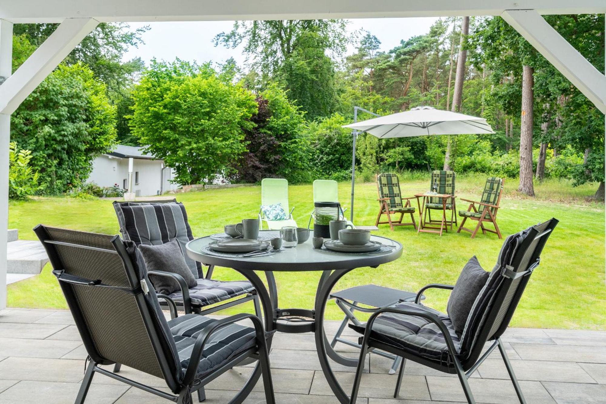 Gerhart-Hauptmann-Strasse 1A Ferienhaus Gartenidylle Kölpinsee المظهر الخارجي الصورة